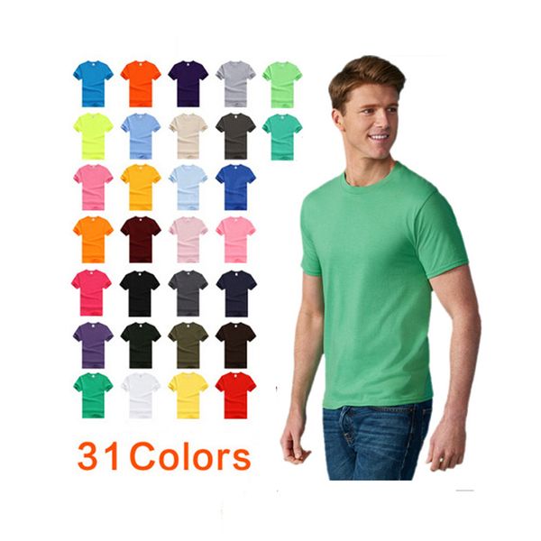 

2020 logo custom cotton shirt apparel printing men blank plain 100% oem t basic turnk