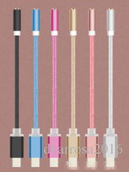 

100pcs/lot wire usb type-c to 3.5 audio adapter music as the phone 2 max2 2pro headphone cable converter