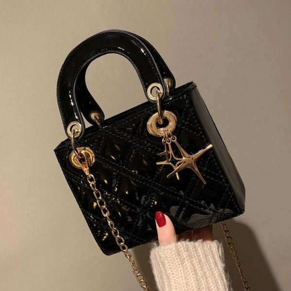 

Small Square Bag Chain Strap Handbags Women 2020 New Handbag Fashion Womans Shoulder Crossbody Bag