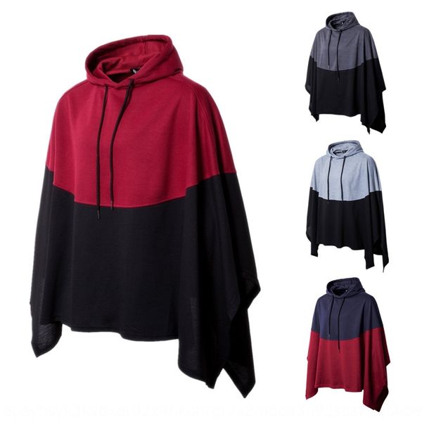 

летний новый мужской простой цвет соответствия с капюшоном мастер sweatercoat dw30 летом новый мужской простой подбора цвета с капюшоном сви, Black