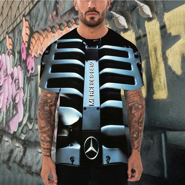 

engine loose summer 3d print shirts horror horror horror men clothing