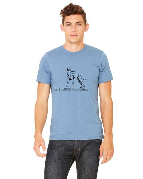 

greyhound shirt dog tshirts for men hand screen-printed whippet tshirt italian greyhound graphic tee for men dog daddy