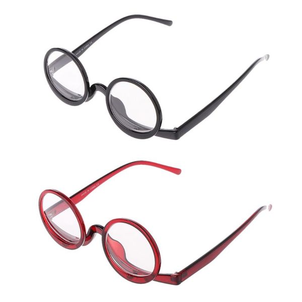 

magnifying glasses rotating makeup reading glasses women folding eyeglasses cosmetic general spectacle presbyopic eyewear, White;black