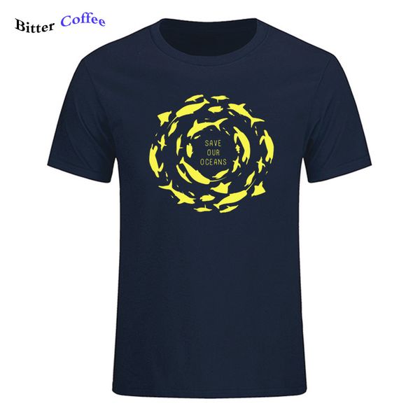 

new fashion save our oceans men t-shirt short sleeve sharks whales turtles sealife printed tshirts casual summer tees