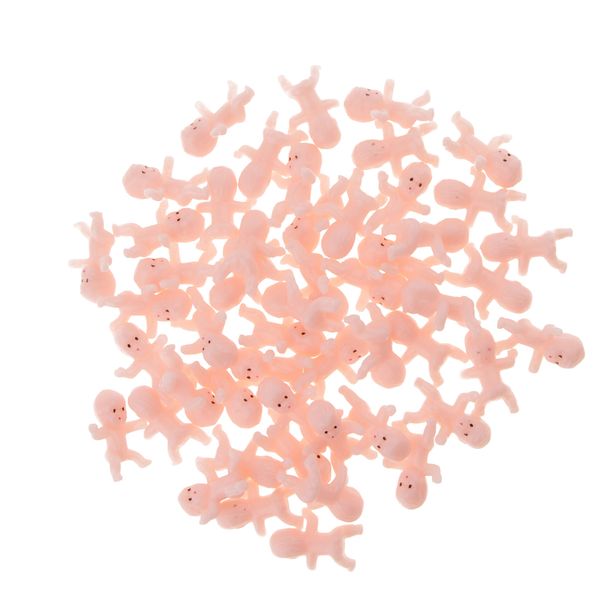 

50pcs mini newborn baby doll toy baby shower decor party bag filler