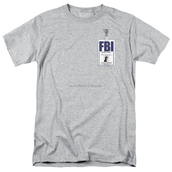 

2020 new men tee shirt x files classic science fiction tv series mulder badge t-shirt tee sweatshirt