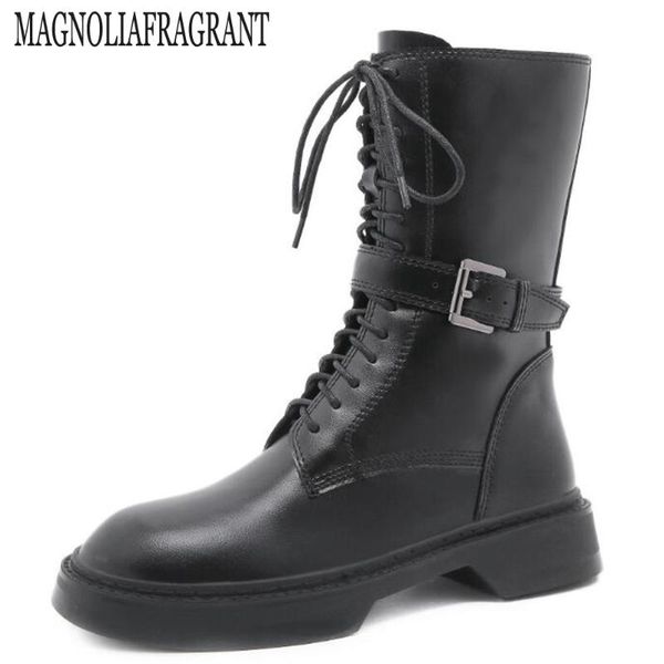 

2020 new motorcycle boots women autumn shoes for women punk gothic ladies boots comfortable knight booties zapatillas mujer ay56, Black