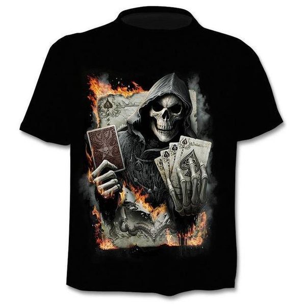 

riinr summer new casual men's back crown print letters loose round neck short sleeve t-shirt