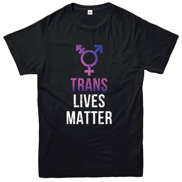 

trans lives matter t-shirt, transgender lgbt inspired tee cool casual pride t shirt men new fashion tshirt loose