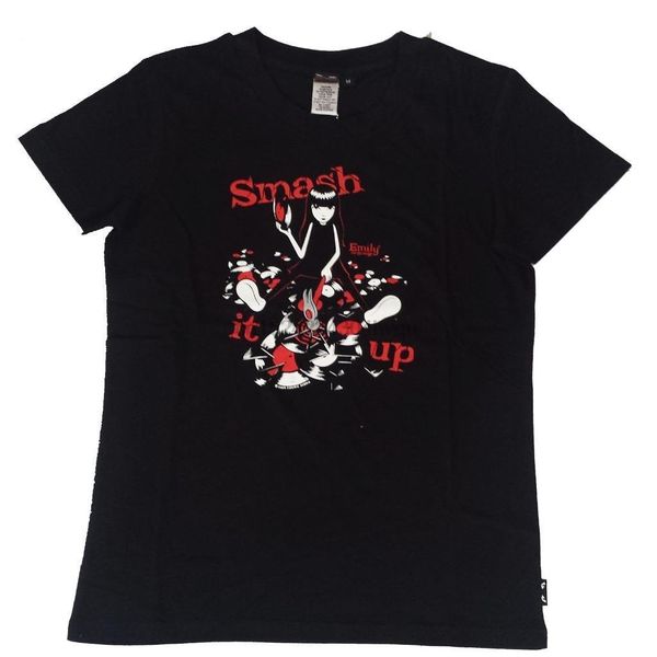 

emily the strange official licensed emo goth fitted t-shirt s m l(2