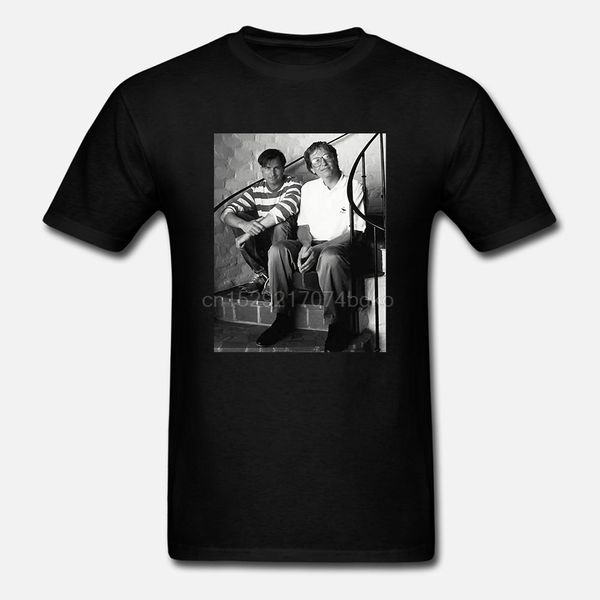 

nueva publiciteez bill gates y steve jobs foto playera men t-shirt