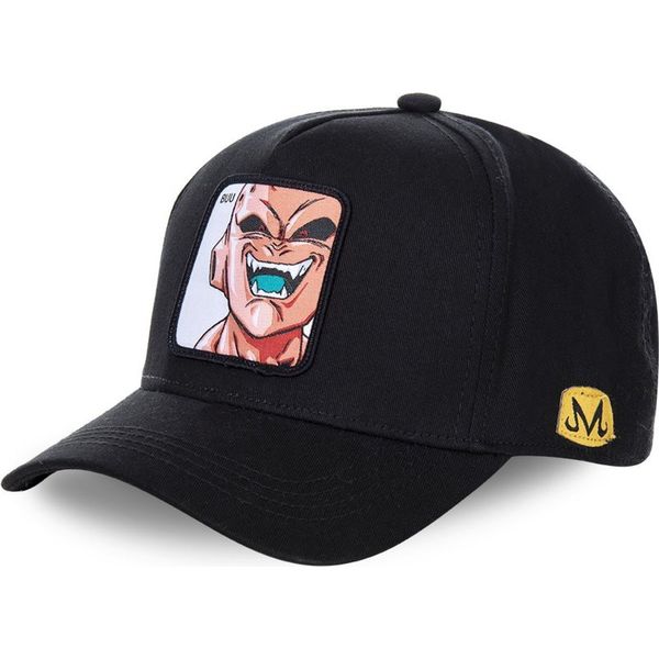 

ball caps hat anime majin buu cotton baseball cap curved brim black adjustale snapback gorras casquette, Blue;gray