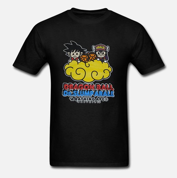 

monkey arale dragon goku milo black tee shirt size s-m small medium ape bathing