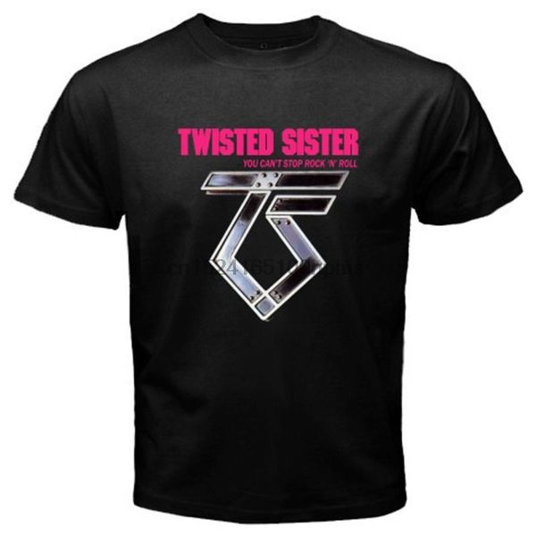 

new twisted sister rock n roll music legend men's black t-shirt size s to 3xl
