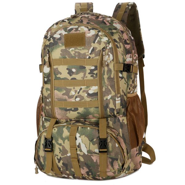 

60l outdoor waterproof molle tactical bag army backpack climbing camping rucksack hunting fishing backpack sports bag