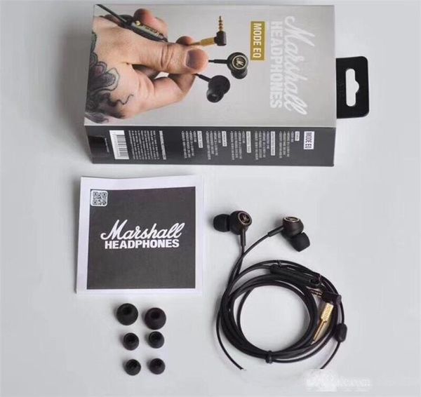 

marshall mode eq earphones with mic dj hi-fi headphone hifi headset professional dj monitor headphone for cell phone
