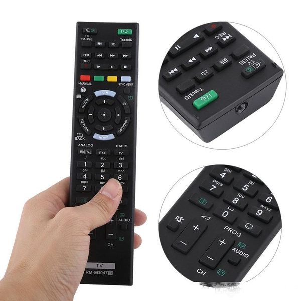 

1pcs remote control replacement controller for sony lcd led smart tv rm-ed047