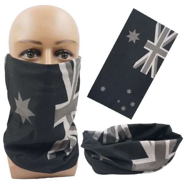 

cycling caps & masks fashion brand camouflage head scarf magic seamless bandanas men's tactical mask tubular camo bandana motorcycle ke, Black