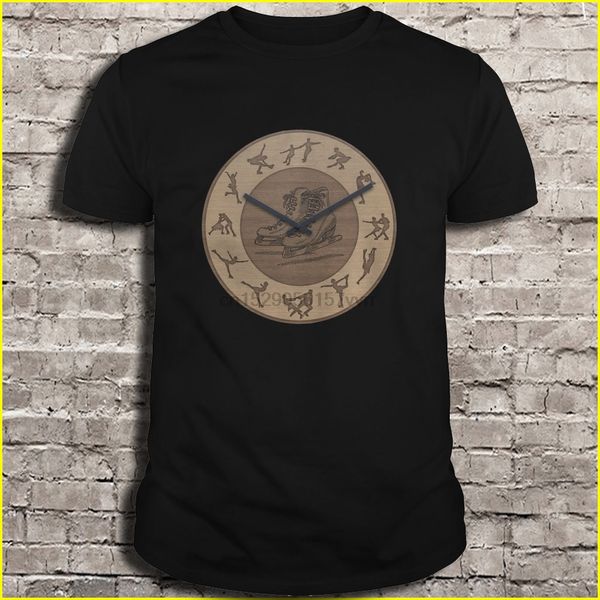 

men t shirt clock figure skating women t-shirt