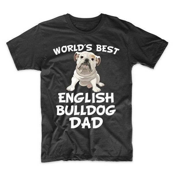

лучший в мире английского бульдога папа владелец собака t-shirt