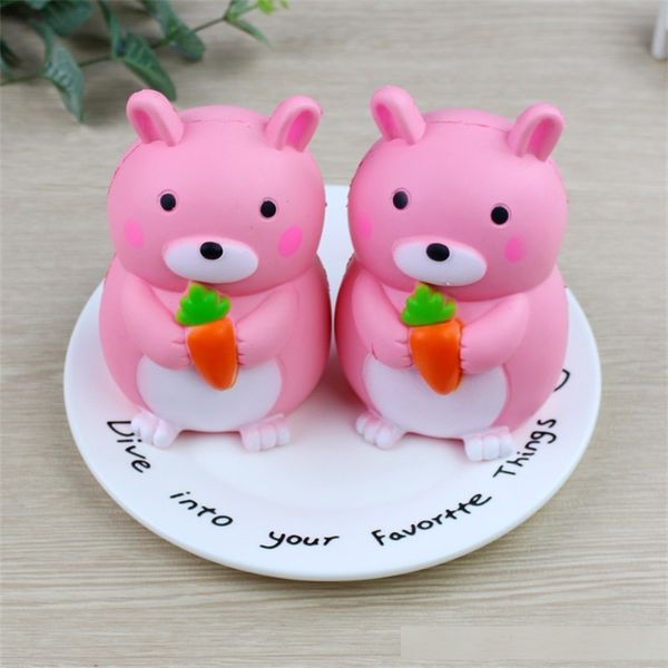 

kawaii carrot rabbit squishy decompression toys simulation animal shape squishies squeeze toy novelty kid gift 12dy c