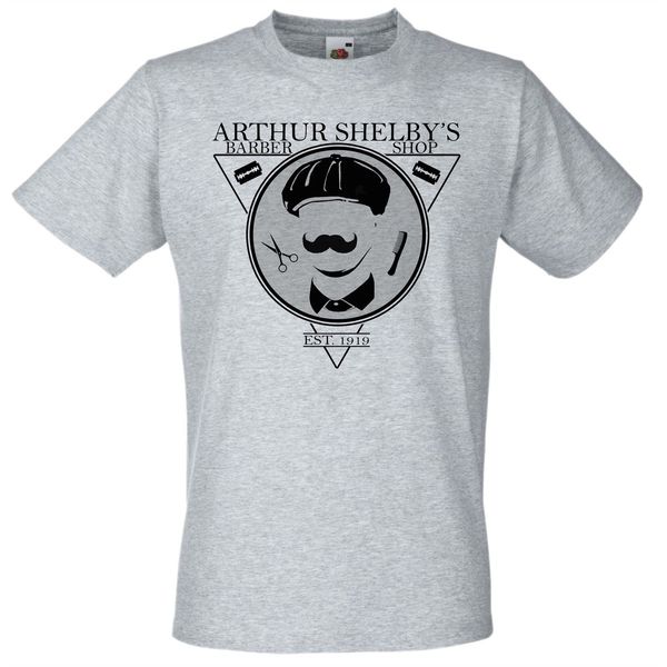 

серый артур шелби парикмахерская gang tshirt бирмингем остроконечный tshirt fan art