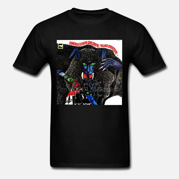 

new black t-shirt size s-3xl blues creation demon eleven children 1970s