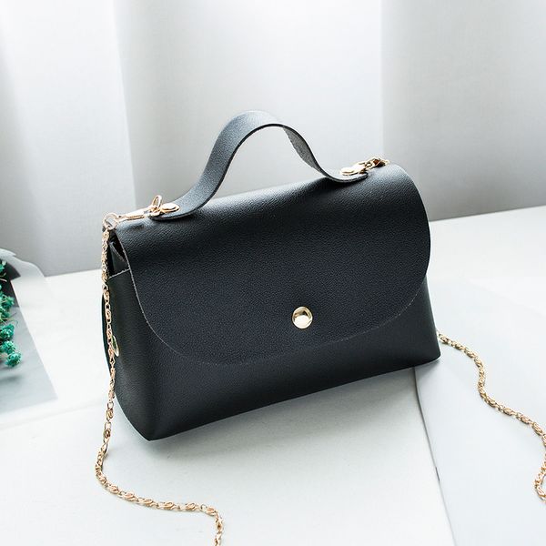 

selling women candy color small handle flap crossbody messenger bag megnetic buckle pu purse wallet -b5