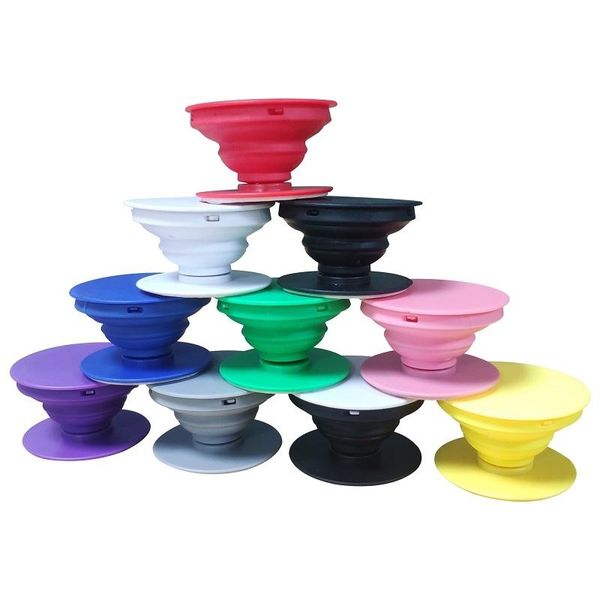 

universal grip cell phone holder 3m glue expandable grip kickstand colorful air bag finger flexible all mobiles pull- push phone grips
