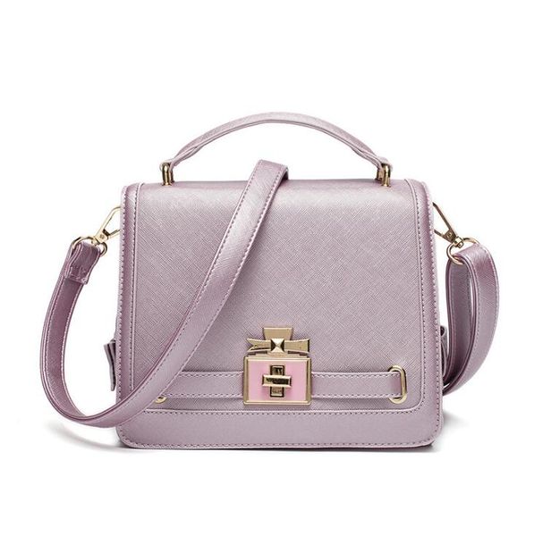 

2020 new women's bag fashion lock personalized handbag shoulder messenger bag