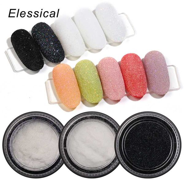 

nail glitter shiny tine powder dust laser sparkly art chrome pigment white black diy decoration kit manicure tool, Silver;gold