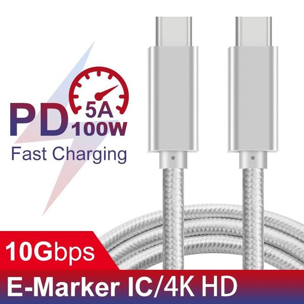 

тип c для usb c-кабель для samsung galaxy s9 примечание 9 поддержка pd 100w qc3.0 3a быстрое зарядное устройство pd кабель