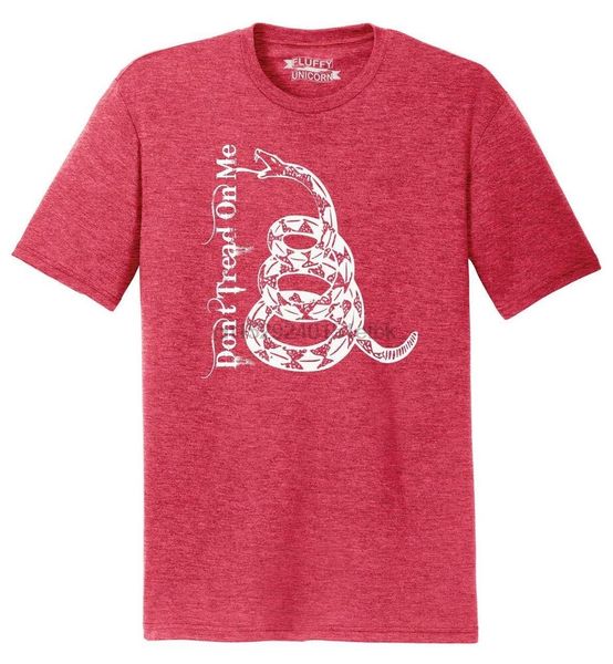 

mens gadsden flag dont tread on me graphic gun rights tri-blend tee guns 2nd