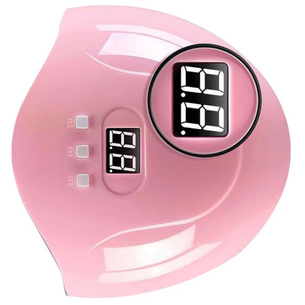 

1pc smart sensor manicure lamp dual light sources nail gel dryer hd screen uv nail lamp uv led art for girl lady women