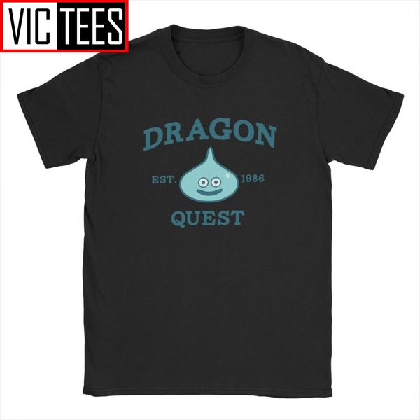 

dragon quest t-shirt men xi rpg игры торияма игры воин слизь новизна чистый хлопок tshirt крупногабаритные