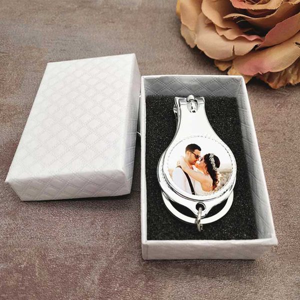 

party favor 150pcs wedding bottle opener keychain personalized logo with po text gifts/keychain/nail clippers