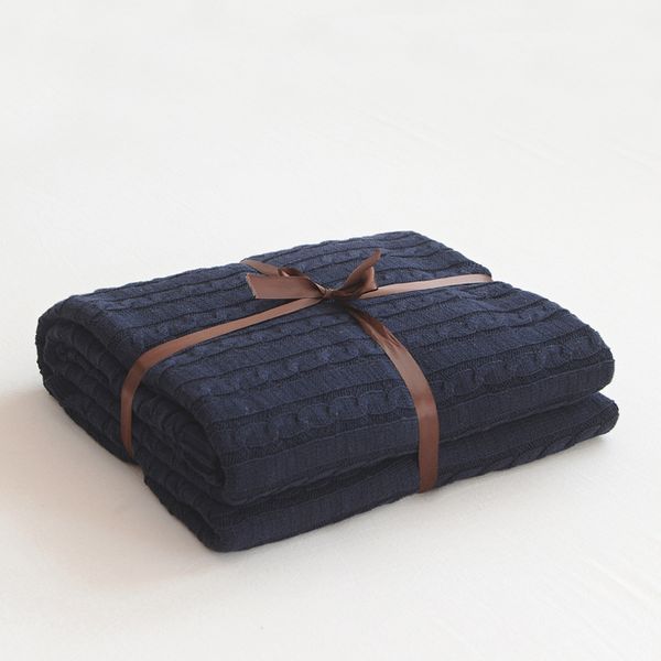 

new striped throw blanket cotton ins fleece knitted blankets for p sofa bed home vs h weighted gravity flannel blankets