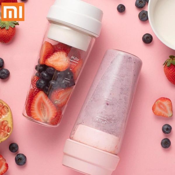 

mijia 17pin star fruit cup portable blender mini juicer mixer processor 400ml magnetic charging seconds quick juice