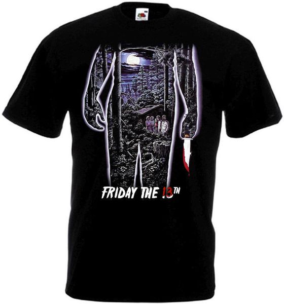 

пятница 13-v35 майка черный постер фильма все размеры s-3xl печать t-shirt mens короткое лето новая мода
