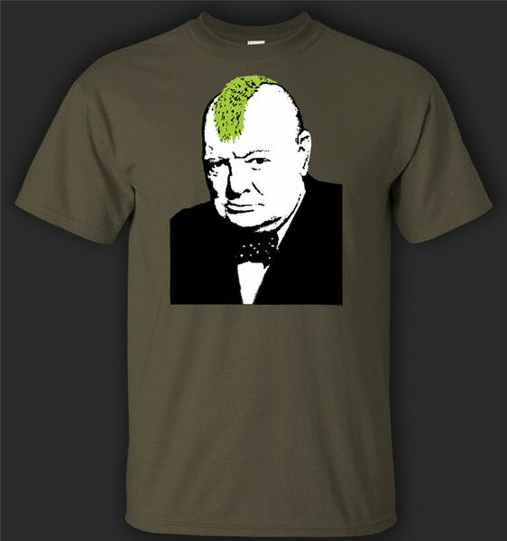 

бэнкси черчилль t-shirt - прямой от продавцов new cool tee shirt