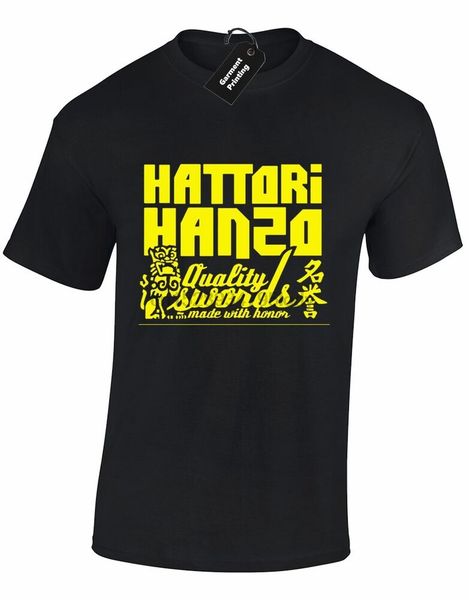 

hattori hanzo mens t shirt cool kill bill inspired design retro cult movie top