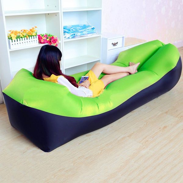 

yoga blankets sports essential inflatable recliner color-blocking sofa for backyard beach camping rest 2021
