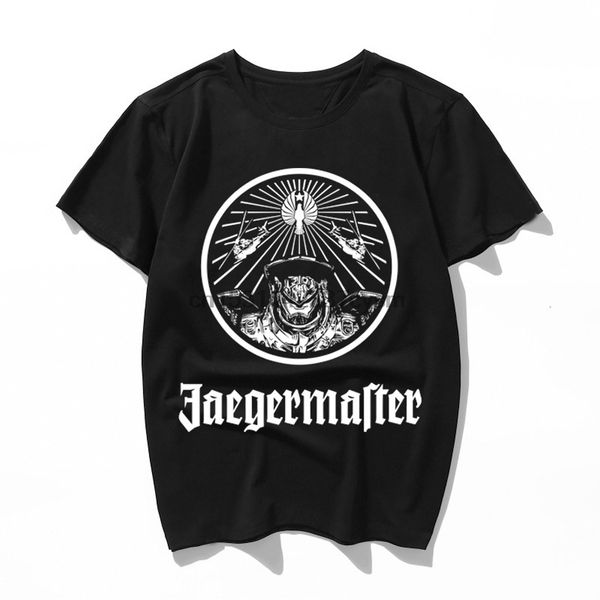 

jaegermaster white version hip hop t-shirt cotton summer t shirts mens tees