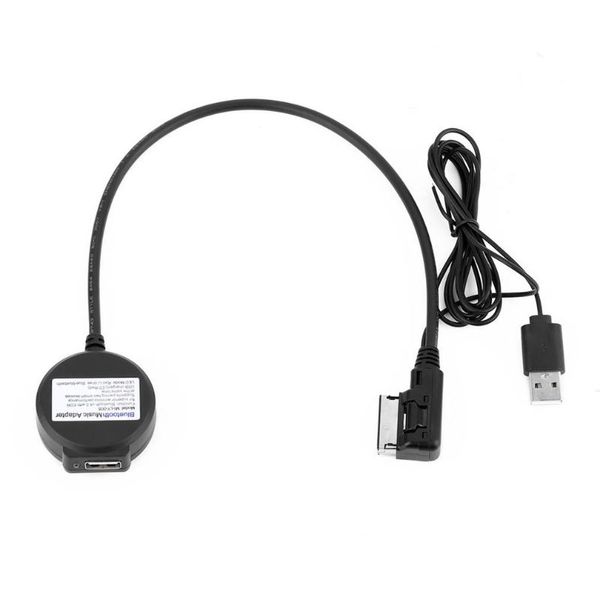 

black wireless bluetooth v4.0 music adapter with edr support for downward compatibility interface for ami mdi mmi car