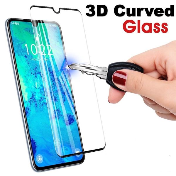 

10pcs/lot 3d glass screen protector for xiaomi note 10 pro cc9 pro curved edge tempered glass on xiaomi 10 pro full cover film