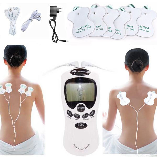 

electric massagers massager tens body healt care massage back therapy machine slim slimming muscle relax fat burner pain 6 pads