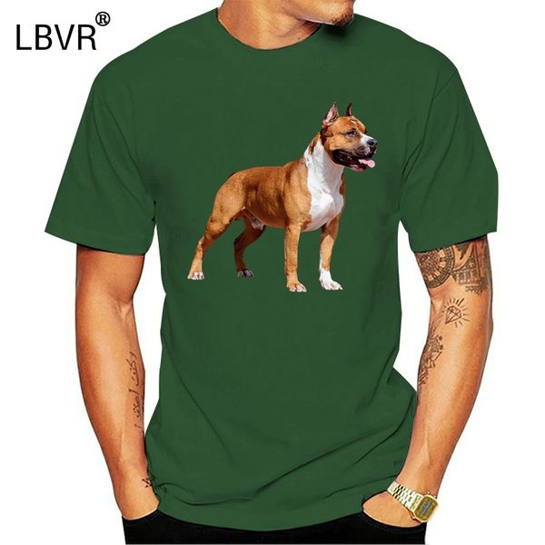 

американский стаффордширский терьер amstaff футболка 100% хлопок проектирование смешной весна осень graphic плюс размер 3xl костюм рубашка