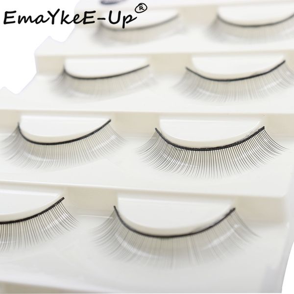 

100 pcs individual natural training lashes false eyelashes for beginners teaching lashes eye extension practice tools