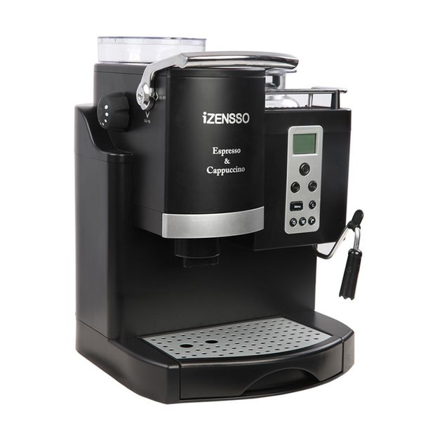 

1160w power 1.4l tank capacity coffee maker automatic espresso machine coffee maker with grind bean and froth milk