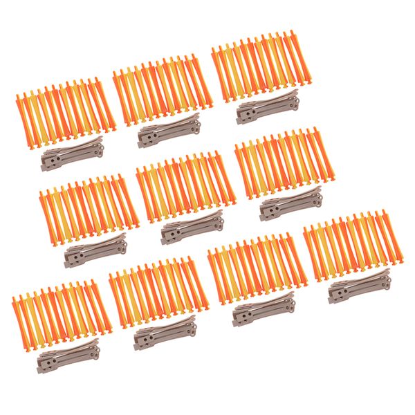 

120 piece hair grip curlers rollers salon hairdressing styling tool 1.6x9 cm